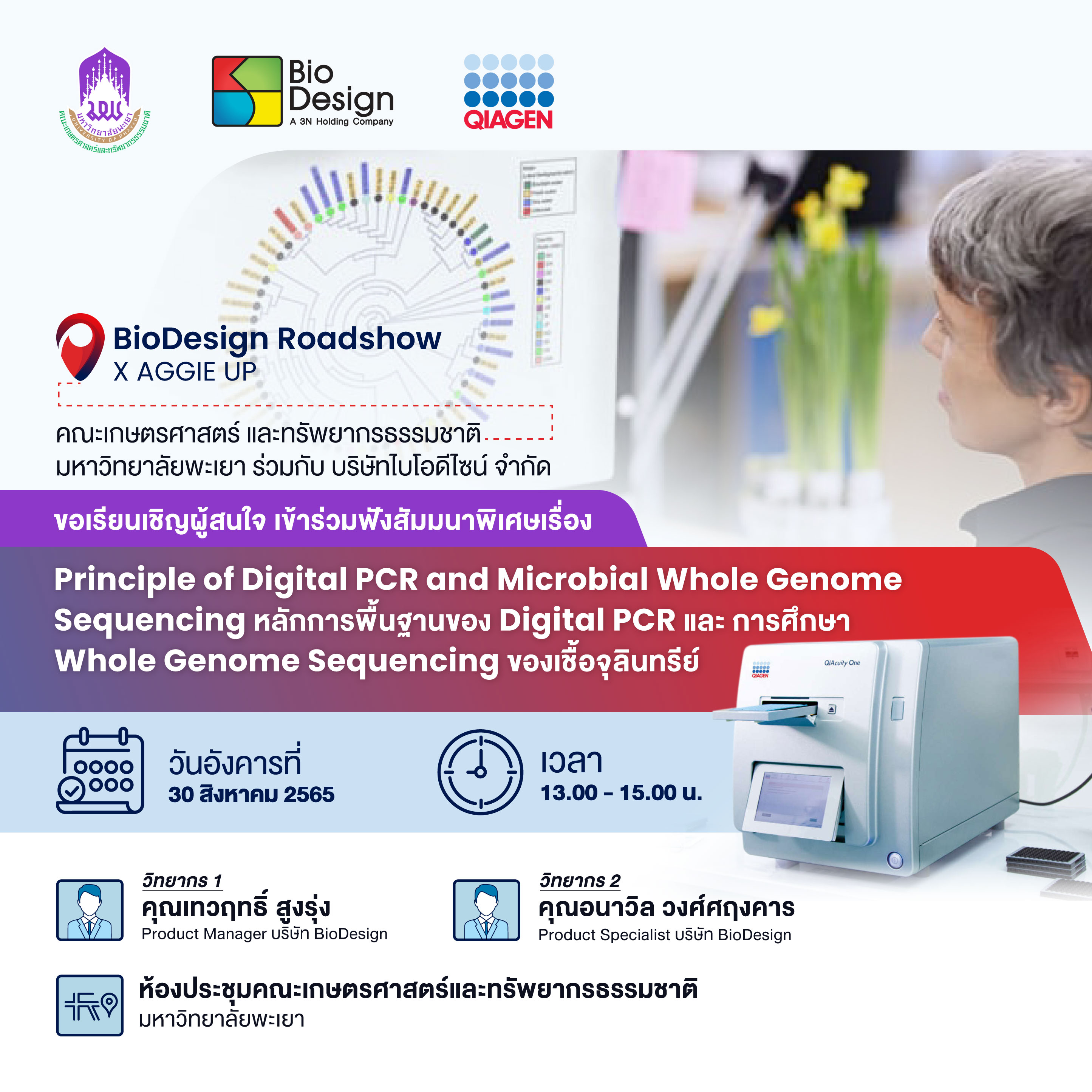 Principle of Digital PCR and Microbial Whole Genome Sequencing